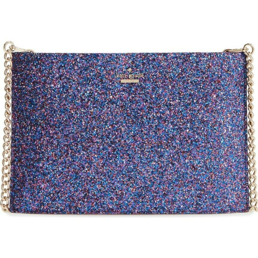 Kate Spade CAMERON STREET sima PURPLE Blue GLITTER